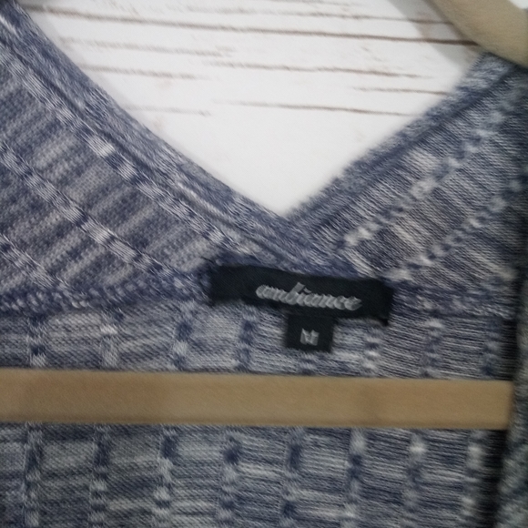 Ambiance Blue Open Front Long Sweater Size M - Picture 3 of 5